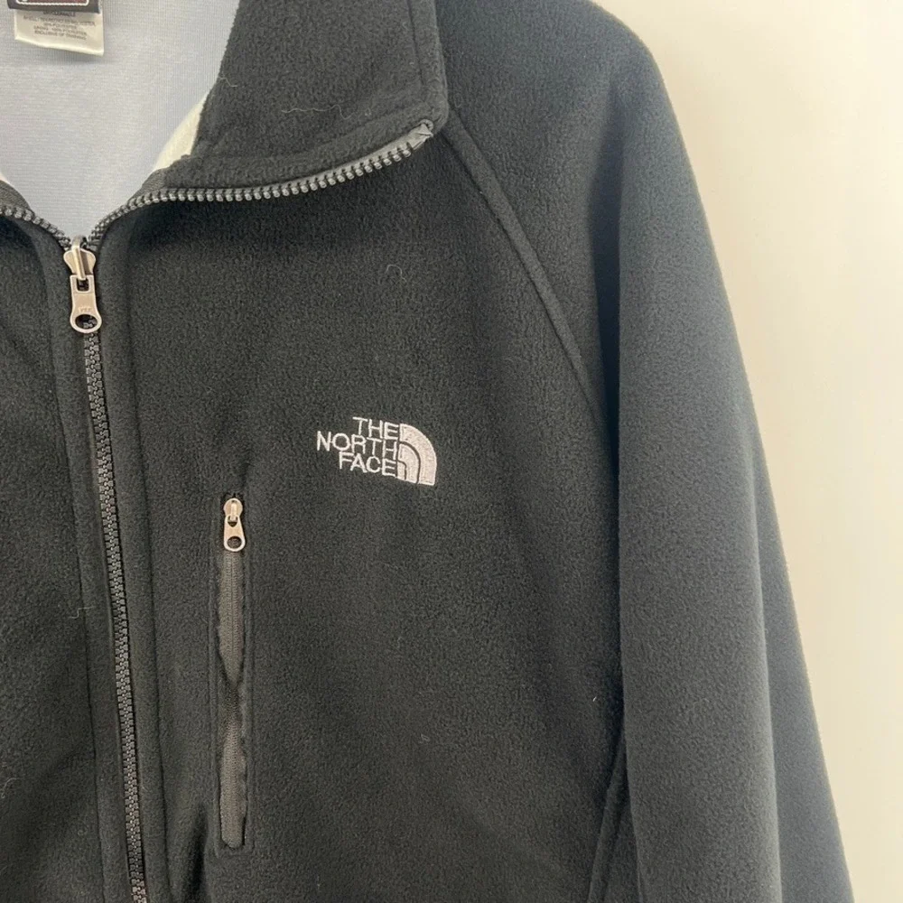 The North Face Men's Full Zip Windbreaker Windstopper Black Jacket Men Size XXL